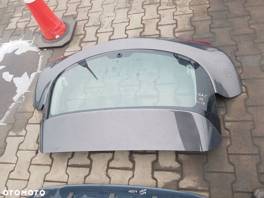 OPEL ASTRA IV J GTC 09-15r COUPE KLAPA BAGAŻNIKA TYŁ TYLNA Z190 - 6