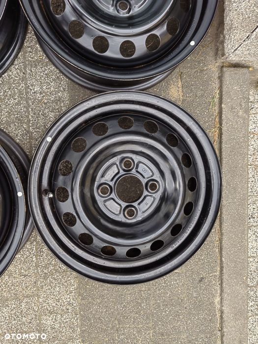 Felgi stal 14" MITSUBISHI Space Star+ czujniki TPMS 4,5*14 ET46 Komple - 5