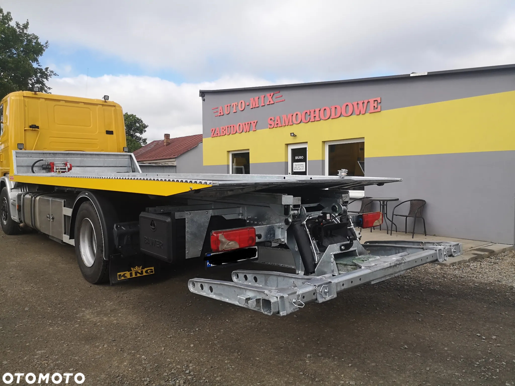 MAN auto laweta najazd hydrauliczny producent - 9