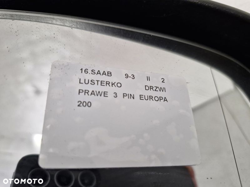 SAAB 93 9-3 II 2 LUSTERKO DRZWI PRAWE 3 PIN EUROPA - 13