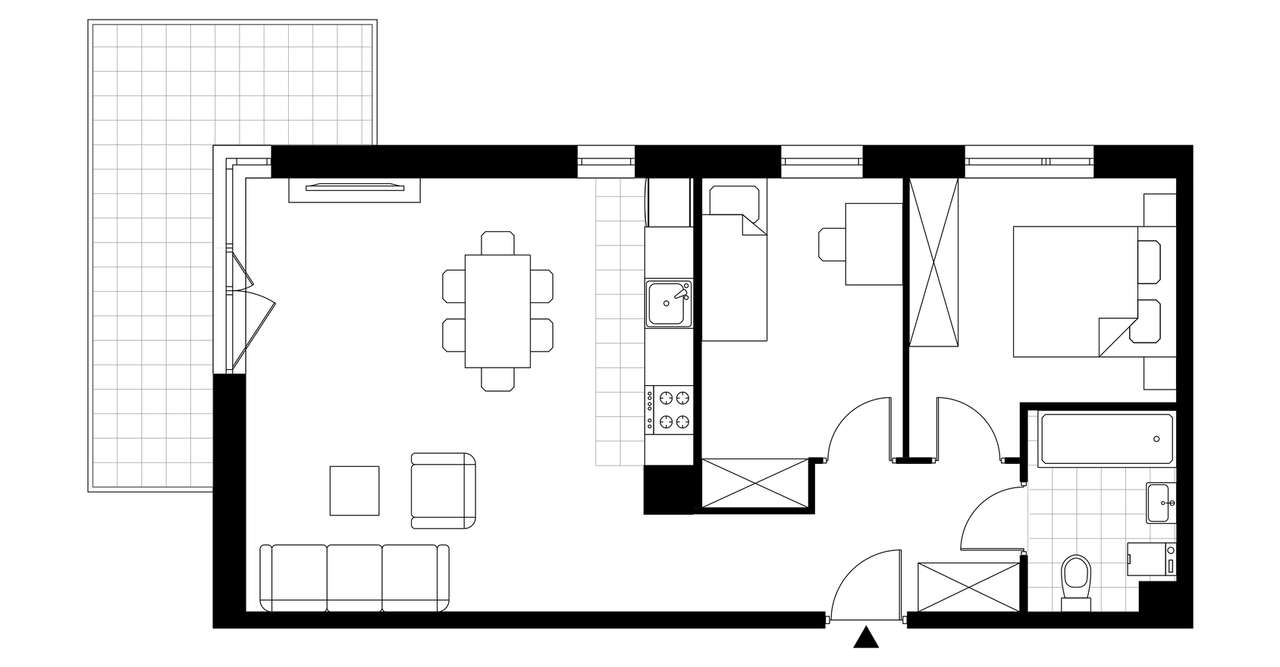 3-pokojowe mieszkanie 60m2 + balkon Bez Prowizji - Pełny obrazek: 3/14