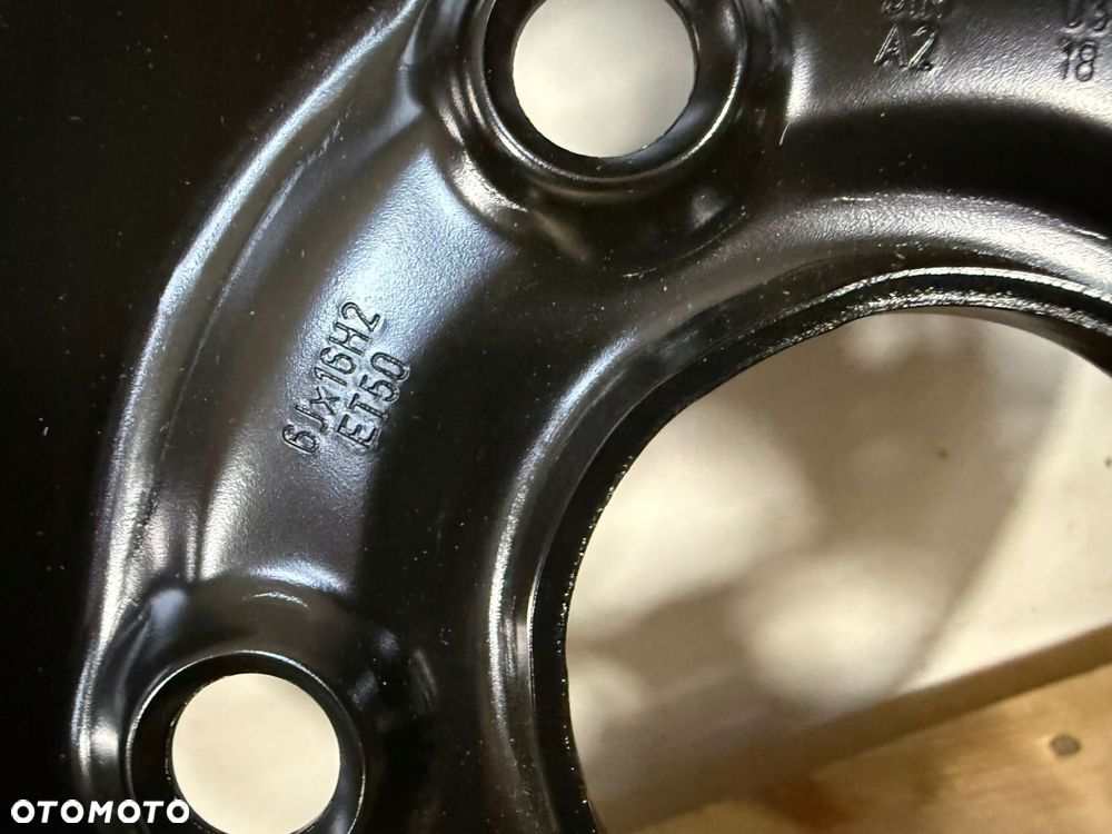 felga stalowa audi a3 8p 8p0 16" 6.0 8p0601027 nowka oryginalna - 5