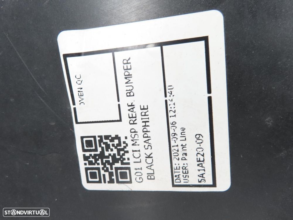 Parachoques Pack M LCI Traseiro Usado / Original BMW X3 (G01) 51125A40FC3/808185... - 6