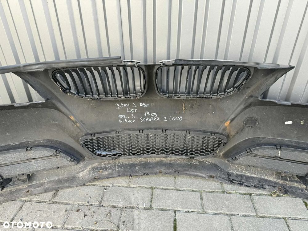 BMW 3 E90 E91 LCI Lift Zderzak przód przedni kompletny Schwarz 2 668 08-12r - 5