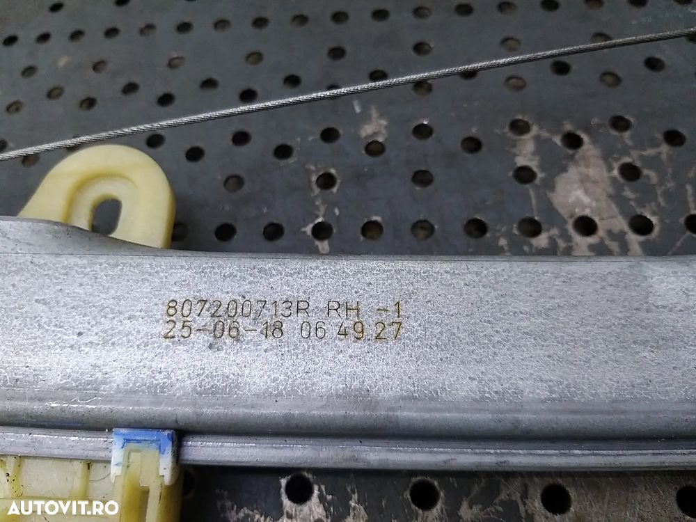 Macara geam electric dreapta fata renault captur 1 j5 h5 807200713r - 2