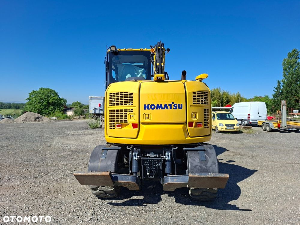 Komatsu PW98MR-11 GŁOWICA OBROTOWA 4 Łyżki plus widły - 2