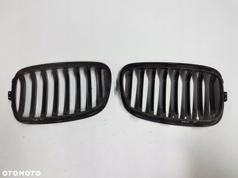 BMW 1 F20 F21 11-14r NERKI GRILL CZARNE KOMPLET - 5