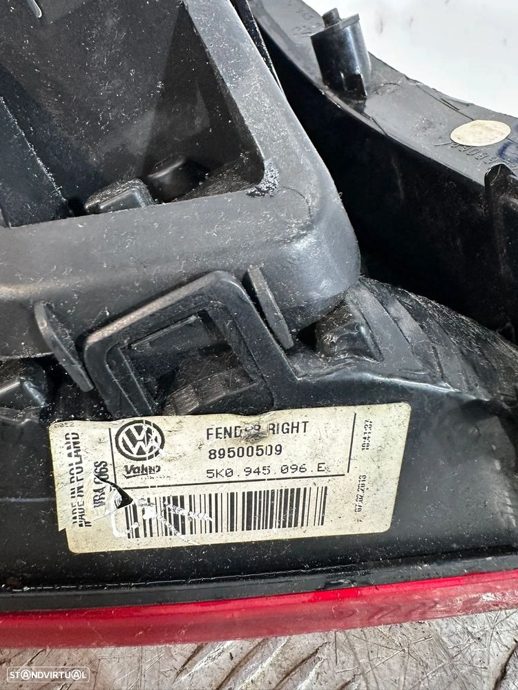 .Conjunto Farolins Tras Traseiro Esquerdo Direito Original Volkswagen VW Golf 6 Mk6 5k0945096E 5k0945095E 2008 - 2013 - 13