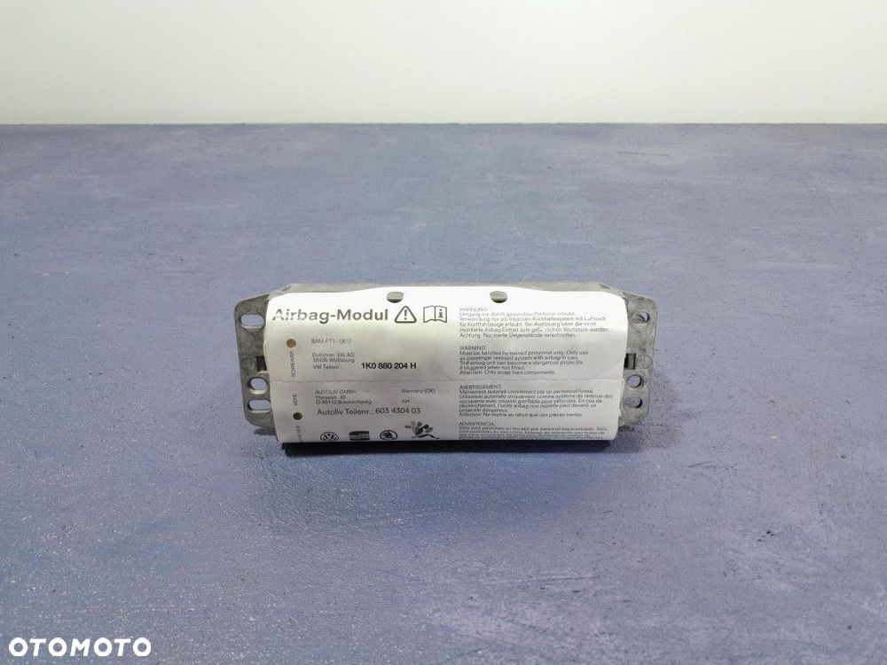 VW GOLF V DESKA ROZDZIELCZA KOKPIT PULPIT AIRBAG PODUSZKI - 13