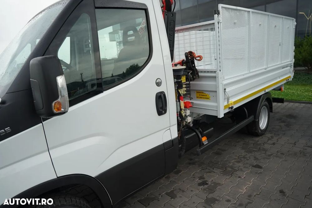 Renault MAXITY 140 DXI / BASCULATOR / + HDS FASSI F22A / CAPACITATE DE RIDICARE 995 KG / ATRACȚIE 5,5 M / IMPORTAT - 23