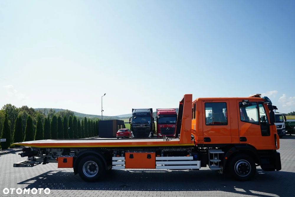 Iveco EUROCARGO / LAWETA HYDRAULICZNA / PLATFORMA - 6 M / BRYGADÓWKA - 6 OSÓB / WYCIĄGARKA / EURO 6 - 16