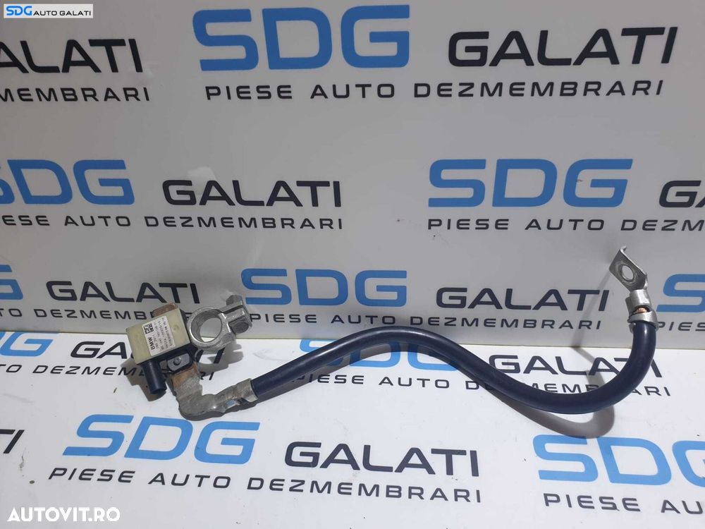 Borna Baterie Acumulator Minus Cu Capsa Senzor Modul BMW Seria 1 F20 F21 114 116 118 120 125 1.6 2.0 D 2010 - 2019 Cod 7631109 - 1