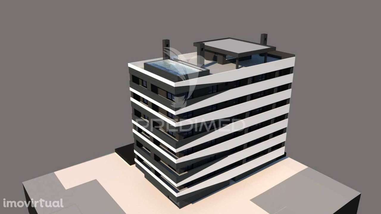 T2 em Monte Gordo, em edifício na 2ª linha com piscina - Grande imagem: 3/14