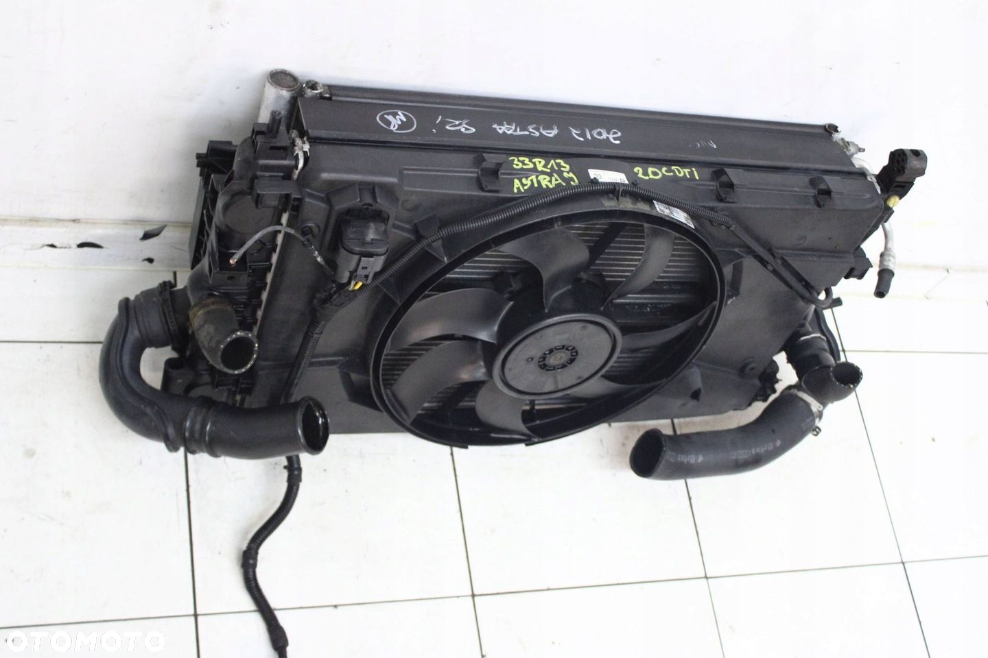 OPEL ASTRA IV J HB 2009R- CHŁODNICE WENTYLATOR KOMPLET - 2