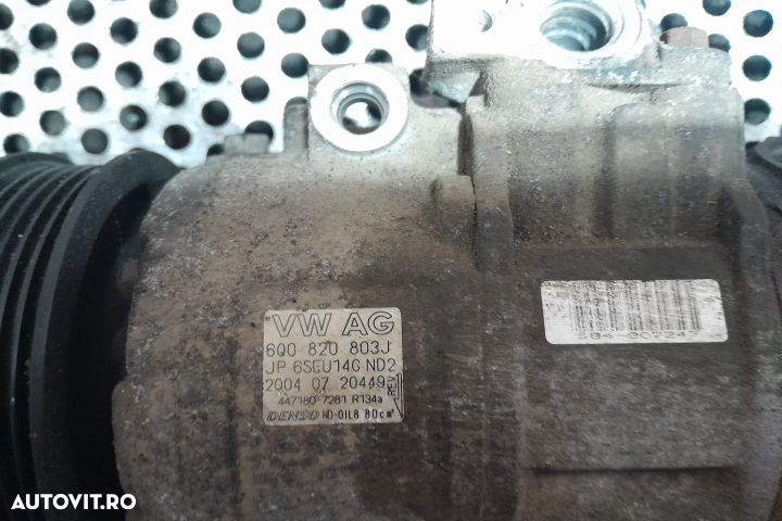 Compresor AC 6Q0820803J 6Q0820803J Skoda Fabia 6Y [facelift] [2004 - - 4