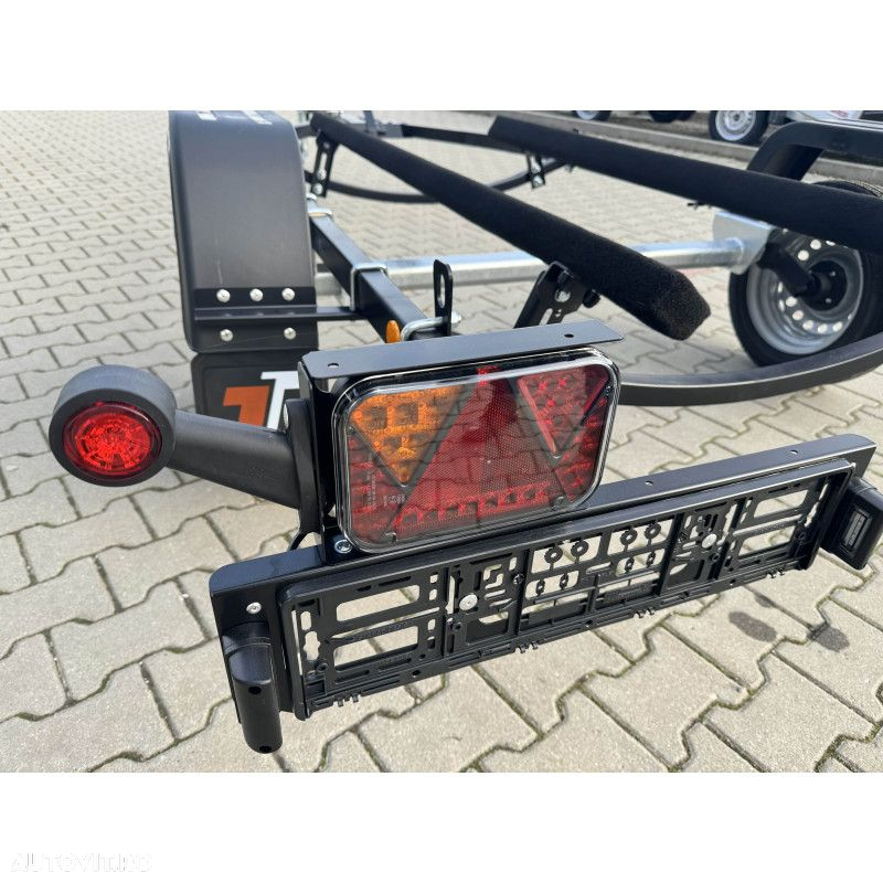 Autocar Remorca transport scuter nefranata cu o singura axa P750-skuter Lux - 10