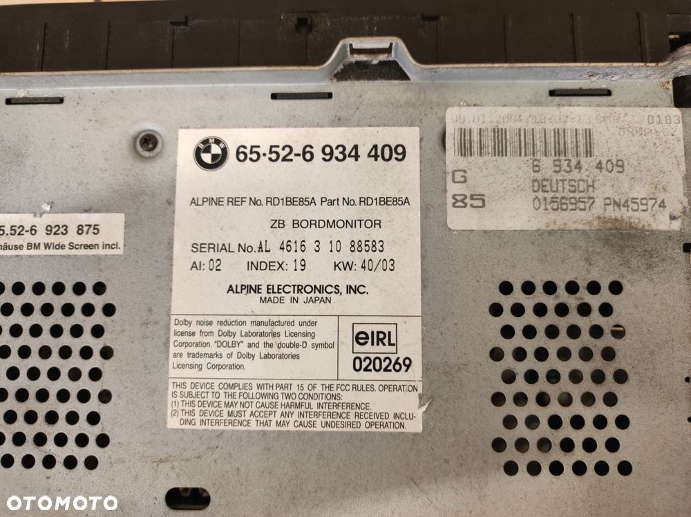 radio nawigacja bmw e46 brak kodu - 6