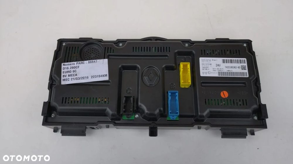 LICZNIK RENAULT MIDLUM GAMA T C K D A2C17475700 NO 325/020 - 2