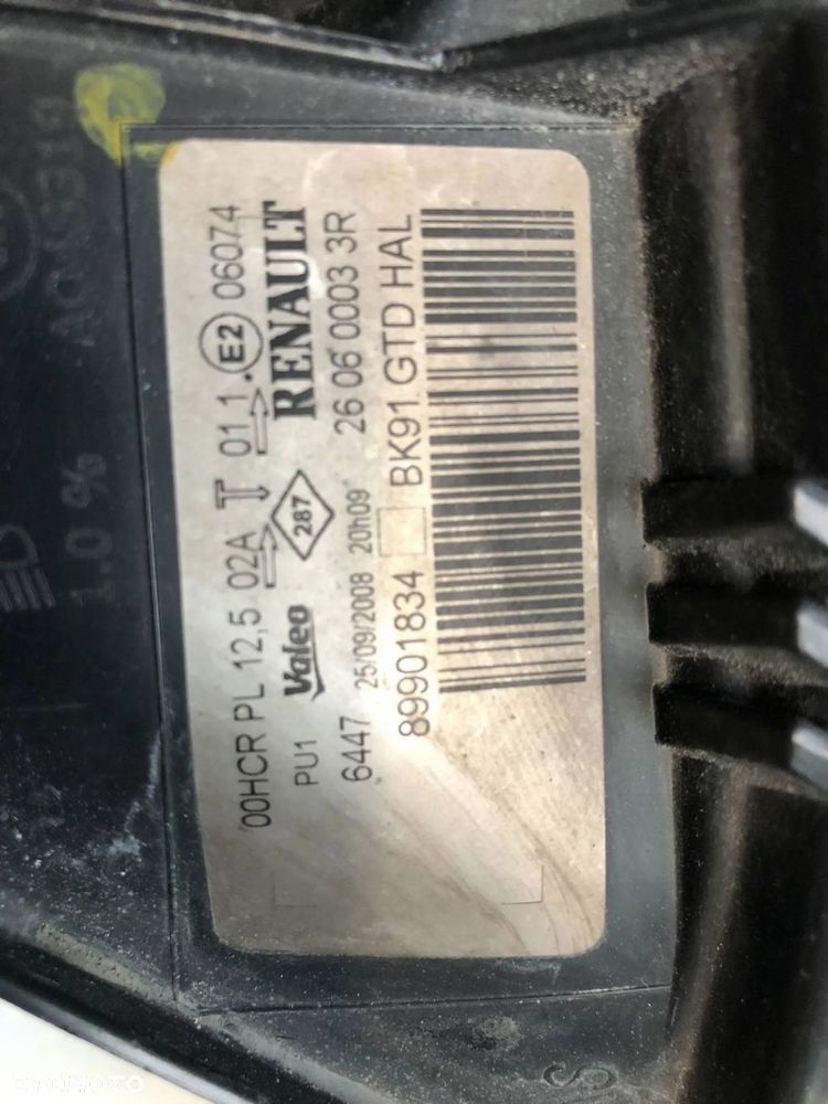 Reflektory Renault Laguna III - 8