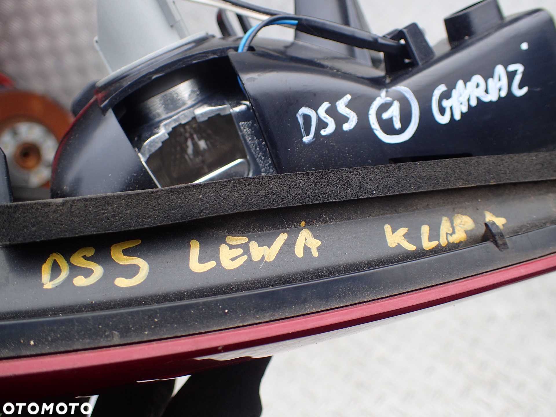 CITROEN DS5 LAMPA LEWA TYŁ TYLNA W KLAPĘ RADOM - 3
