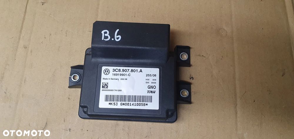 Moduł sterownik hamulca ręcznego VW Passat B6 3C8907801A - 1