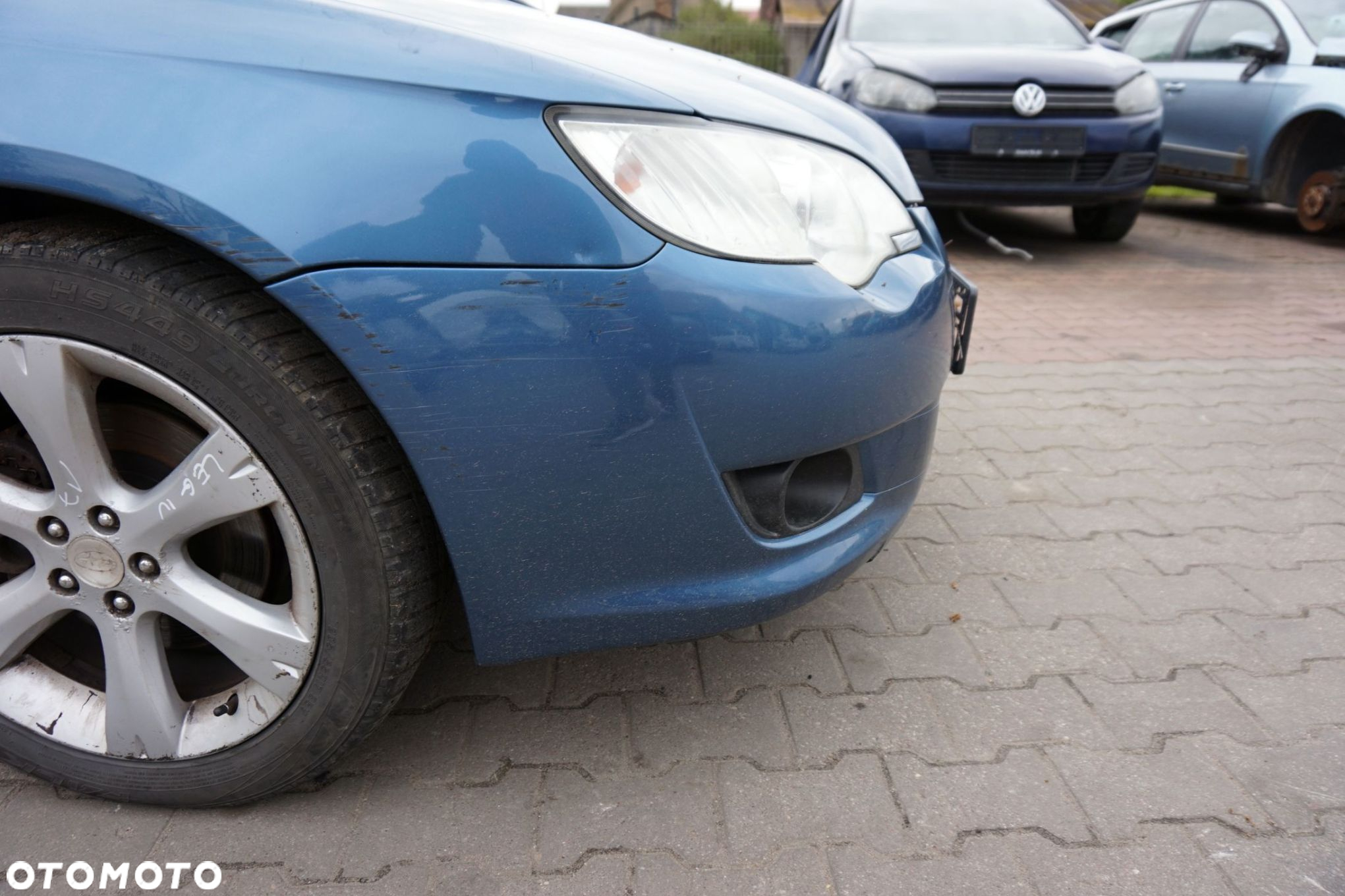 MASKA ZDERZAK BŁOTNIKI LAMPY LEGACY IV BL LIFT 64Z XENON SPRYSKI SUBARU 2006-2009 NIEBIESKI PRZÓD KOMPLETNY - 11
