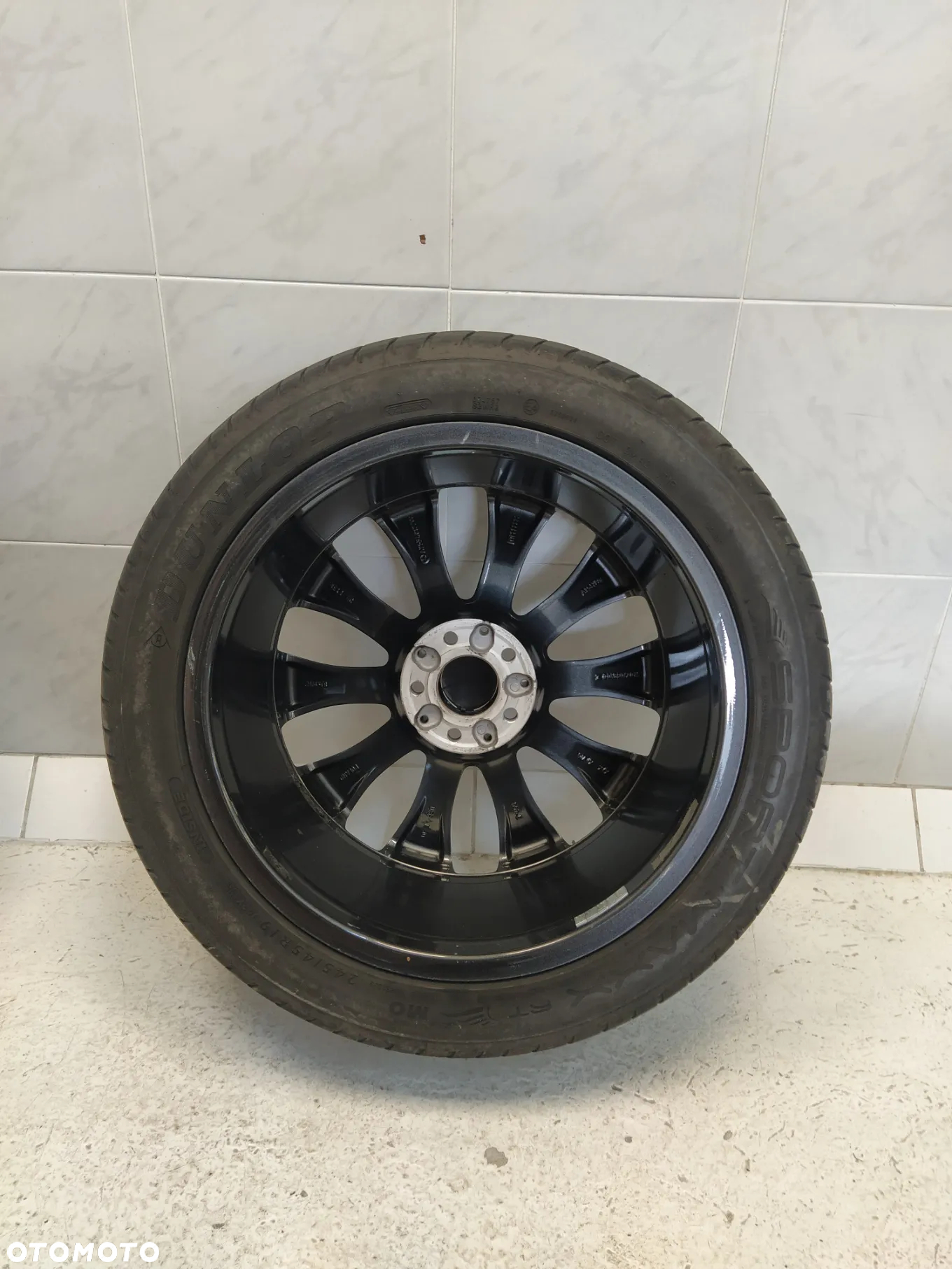 MERCEDES 8X19 4x FELGI ALUMINIOWE R19 5X112 ET38 OPONY 245/45 KOŁA 4X CZUJNIKI TPMS - 11