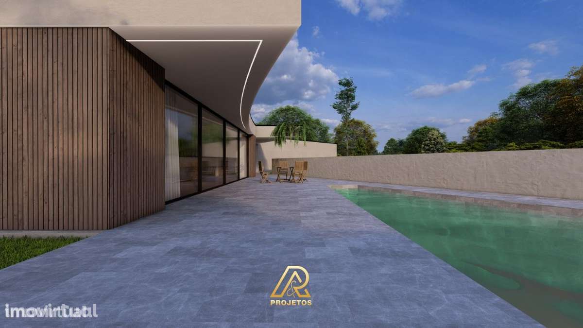 Moradia T4 Térrea Isolada com piscina - Centro de Santa Maria da Feira - Grande imagem: 4/15