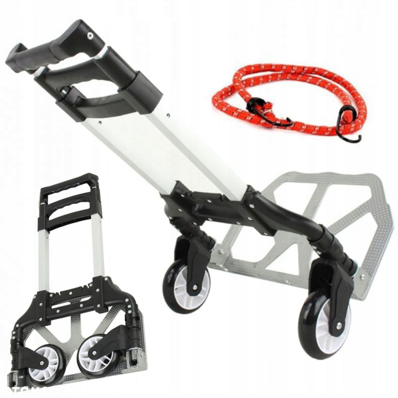 KRAFTDELE WÓZEK TRANSPORTOWY SKŁADANY ALUMINIOWY UDŹWIG DO 80KG KD3015 - 9
