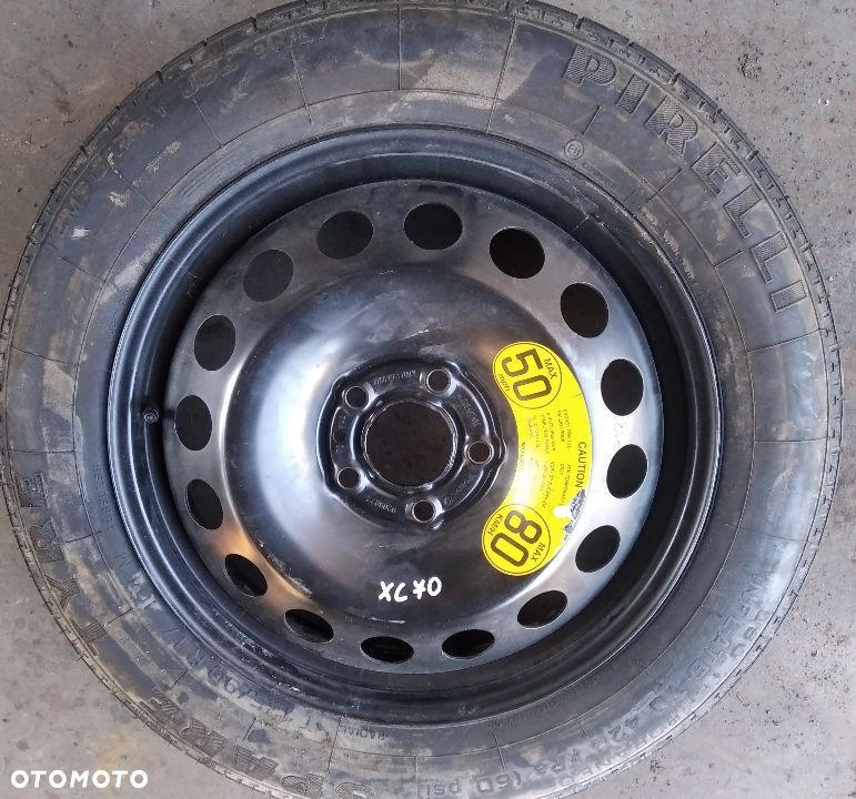 Volvo V70 XC70 S80 S60 kolo dojazdowe 17" 5x108 - 1