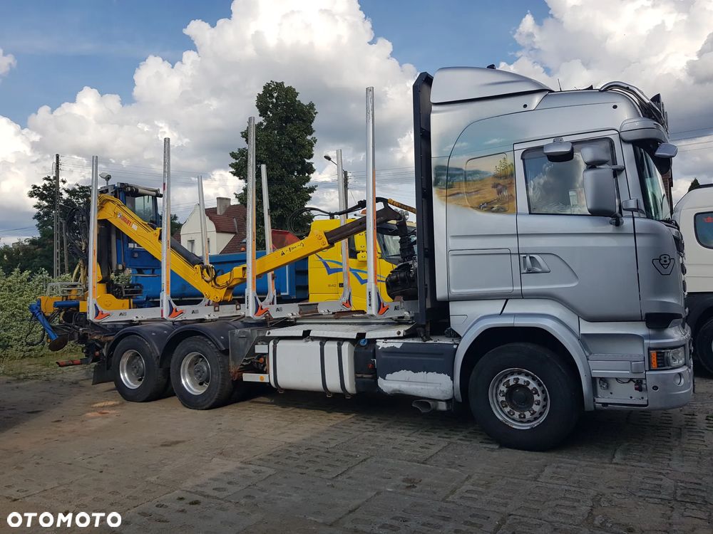 Scania R730 6x4 do drewna , resor/poduszka, sprowadzony - 1