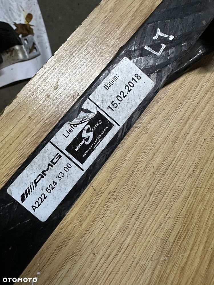 MERCEDES S63 AMG / 222 long wspornik carbon podwozia lewy prawy przód tył - 4