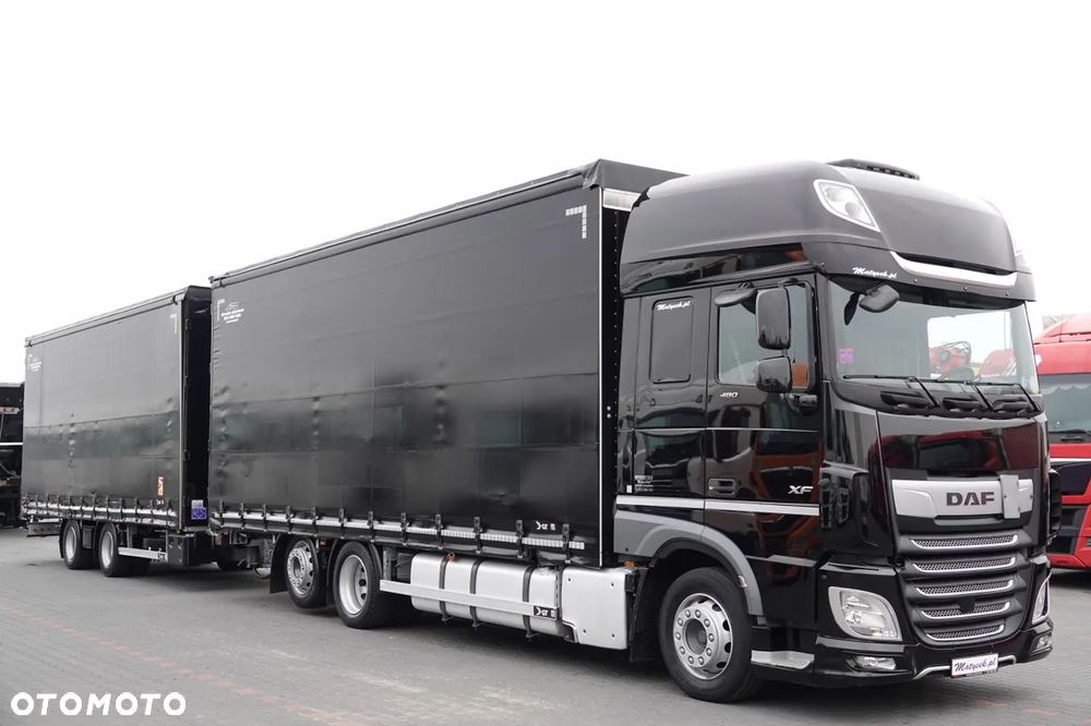 DAF XF 480 / ZESTAW TANDEM 120 M3 / PRZEJAZDOWY / KLIMA POSTOJOWA / 7,7 M + 7,7 M / 2022 ROK / - 4