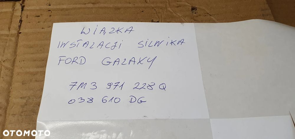 Wiązka instalacja silnika Ford Galaxy MK1 Lift 1.9 TDI 150KM 7M3971228Q - 11