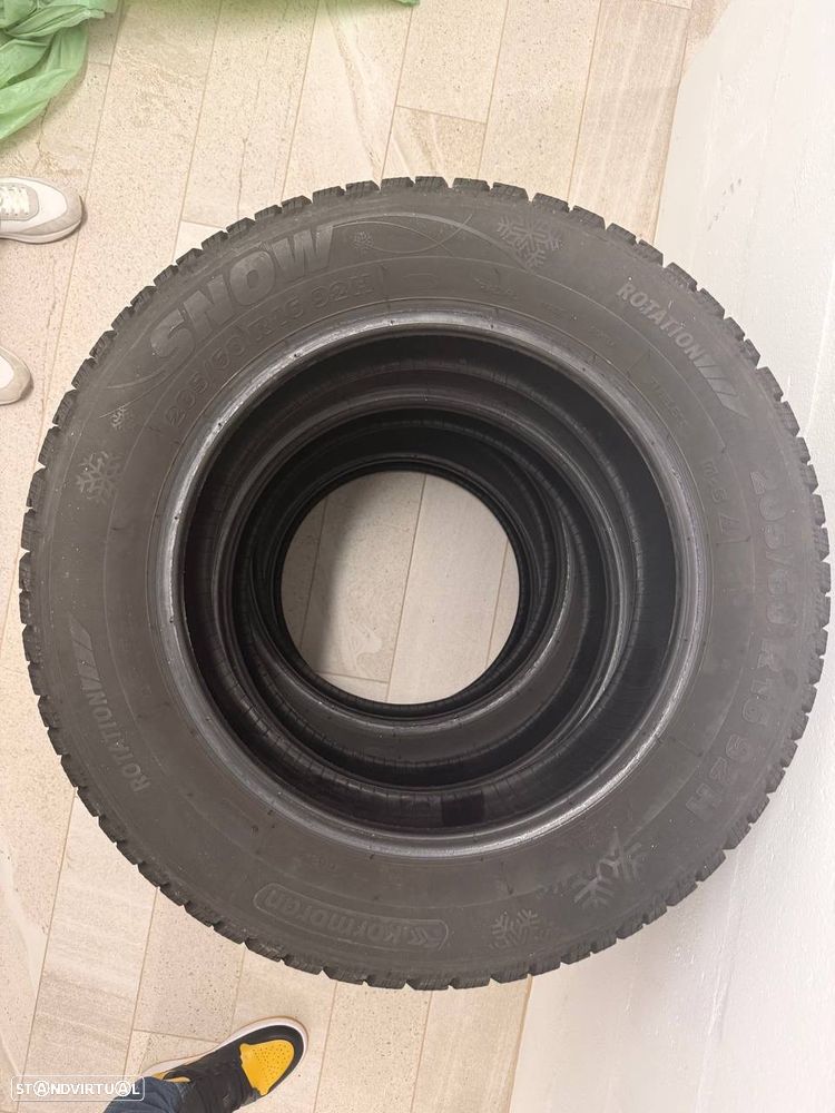 4 Pneus de Inverno Kormoran Snow 205/60 R16 92H – Muito Bom Estado - 9