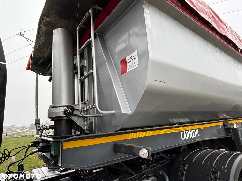 Carnehl MC2A20 2 osie szeroki rozstaw , osie SAF, mulda stalowa, (SChmitz, Schwarzmuller, Meiller, Langendorf) oś podnoszona, automatyczna plandeka - 13