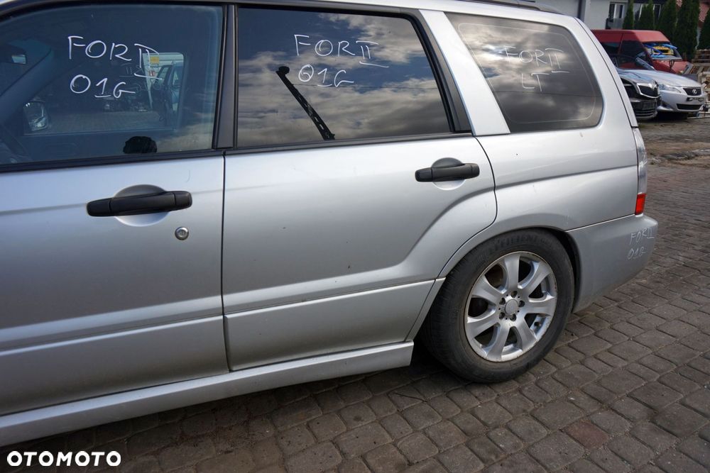 DRZWI TYLNE LEWE FORESTER II SG LIFT 01G  SREBRNY SUBARU 2006-2008 - 3