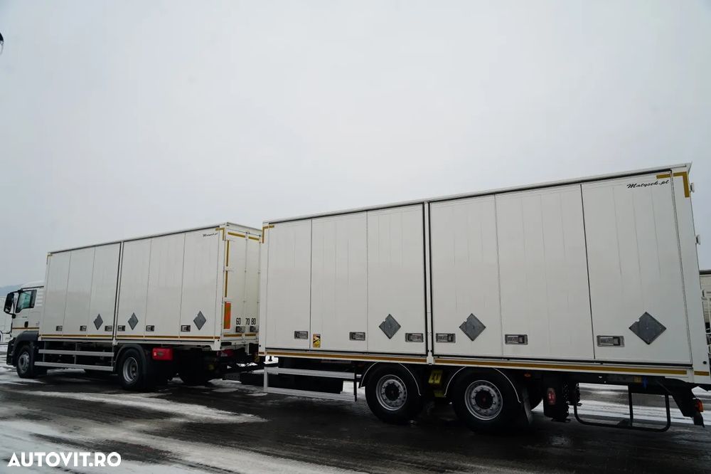 MAN TGS 18.440 / SET TANDEM / ADR COMPLET / LA OX EXI EXII FL / LATERALĂ CU DESCHIDERE / PENTRU TRANSPORT EXPLOSIVI / - 15