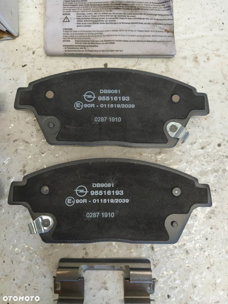 CHEVROLET AVEO CRUZE OPEL ASTRA J KLOCKI HAMULCOWE PRZÓD PRZEDNIE NOWY ORYGINAŁ - 4