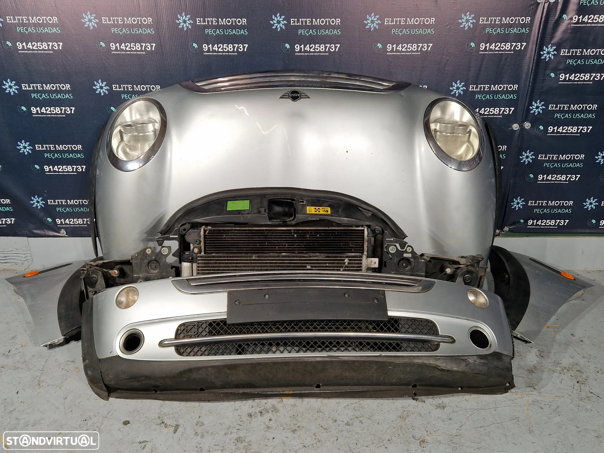 Frente completa usada MINI ONE COOPER R50 R53 1.4i capot parachoques oticas guardalamas - 2
