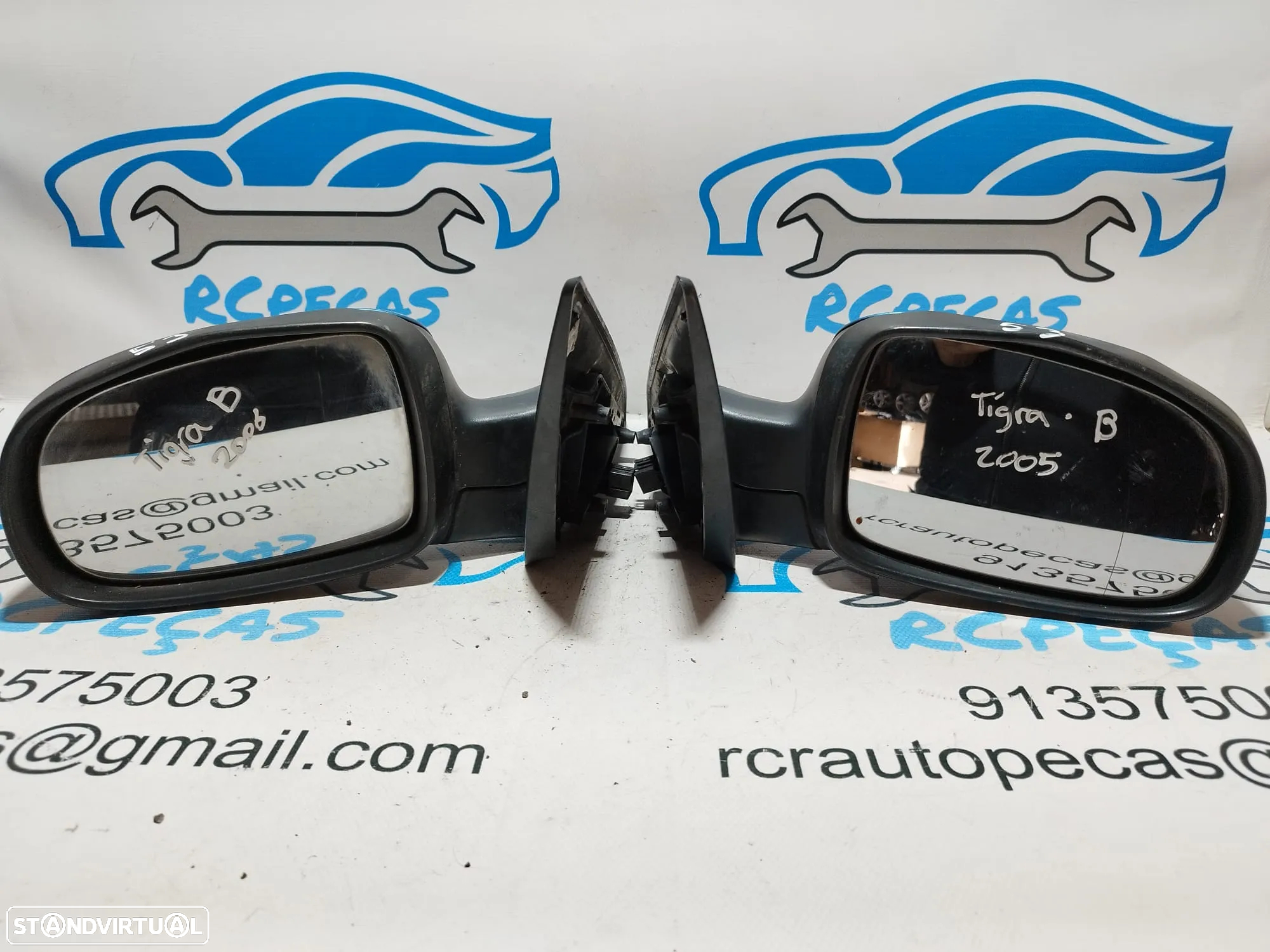 ESPELHO RETROVISOR ESQUERDO DIREITO OPEL TIGRA B 93164497 93164494 ELETRICO AQUECIDO ESPELHOS RETROVISORES - 2