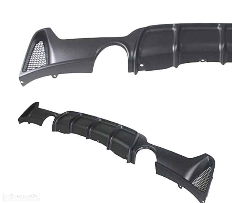 DIFUSOR TRASEIRO BMW F32 F33 F36 LOOK M PERFORMANCE ABS - 4