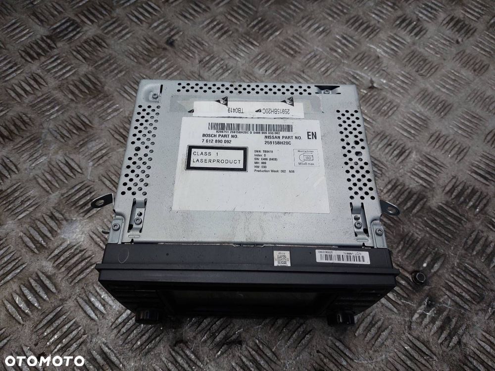 RADIO ODTWARZACZ + KOD NISSAN QASHQAI+2 I LIFT J10 25915BH20C - 3