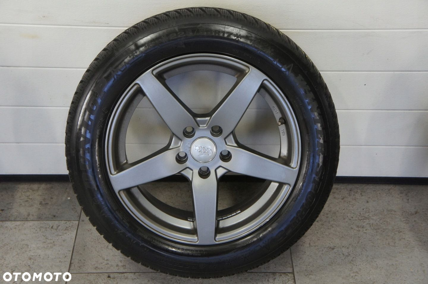 NR 406 Koła Zimowe Alufelgi AUDI A6 225/55/17 Dunlop ok. 7mm - 4