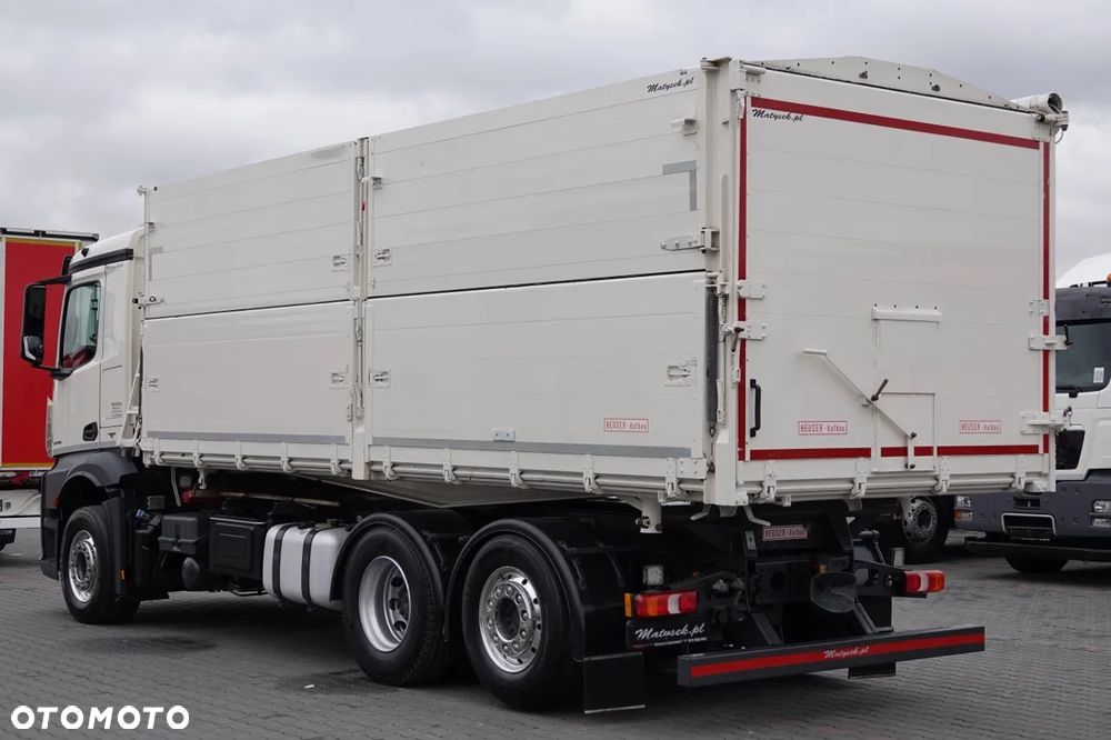 Mercedes-Benz ACTROS / 2545 / 6x2 / WYWROTKA 32 m3 / SZYBER DO ZBOŻA / ŁADOWNOŚĆ: 15.000 KG / OŚ SKRĘTNA + PODNOSZONA / EURO 6 - 10