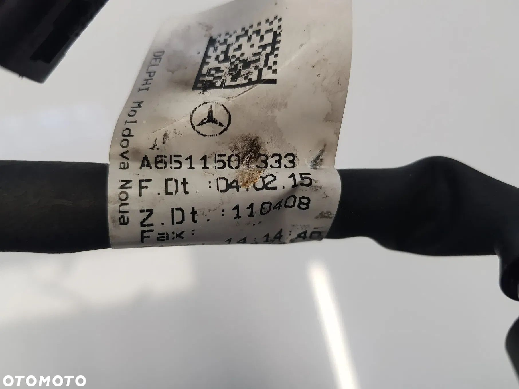 Wiązka instalacja świec żarowych MERCEDES 2.2CDI SPRINTER W906 VITO W447 W204 W212 A6511501333 - 6