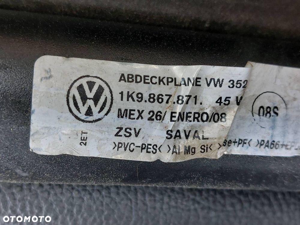 ROLETA BAGAŻNIKA VOLKSWAGEN GOLF V KOMBI 1K9867871 - 2
