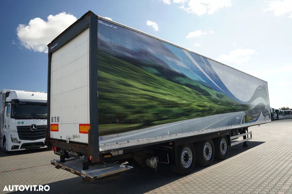 LeciTrailer CONTAINER / ELEVATOR PALFINGER 2.500 KG / AXĂ RIDICATĂ / OBLOANĂ RULANTĂ - 6