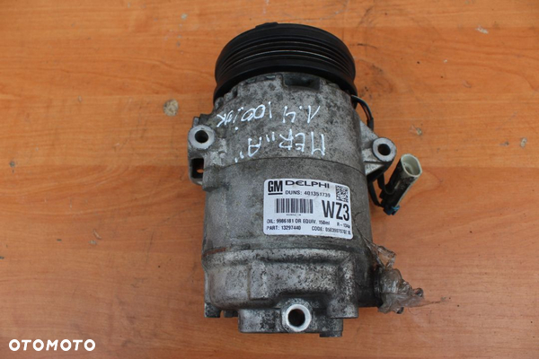SPRĘŻARKA KLIMATYZACJI OPEL MERIVA A ASTRA H ZAFIRA B 1.4 1.6 16V 13297440 WZ3