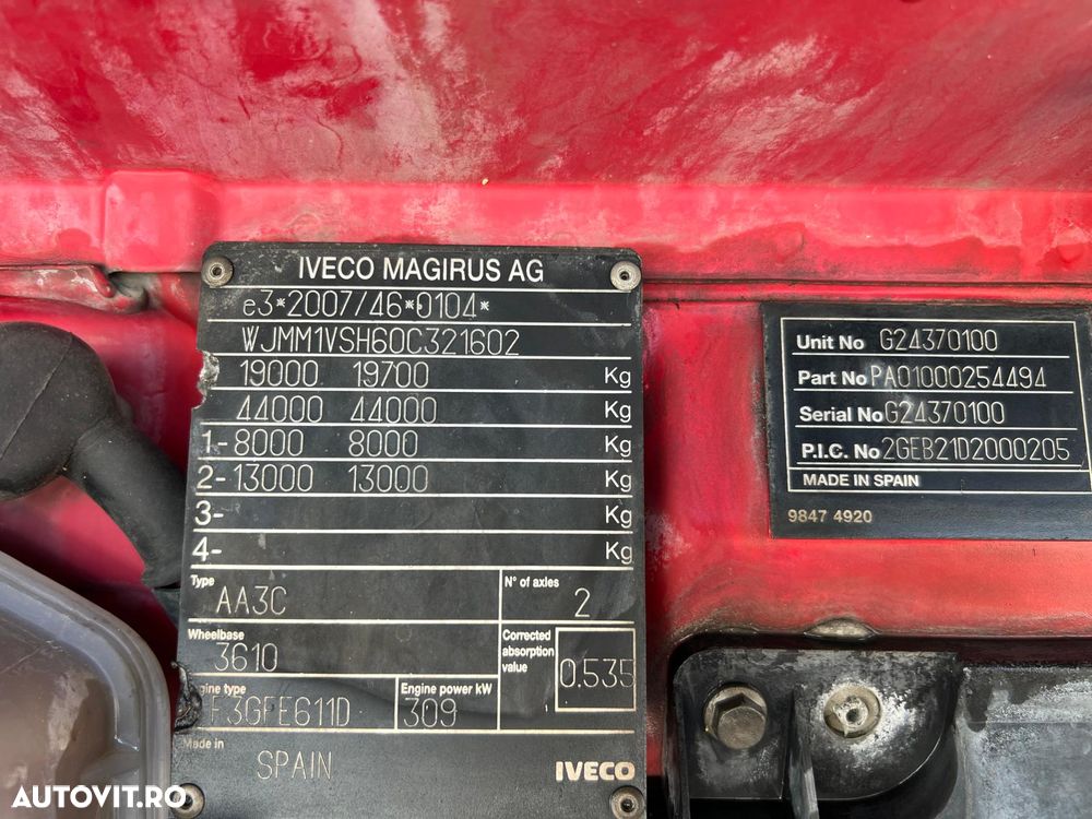 Iveco STRALIS AT440 TP 420CP AUTOMAT  EURO 6 RETARDER - 27